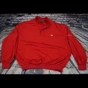 Masters Collection Red Pullover Windbreaker Jacket